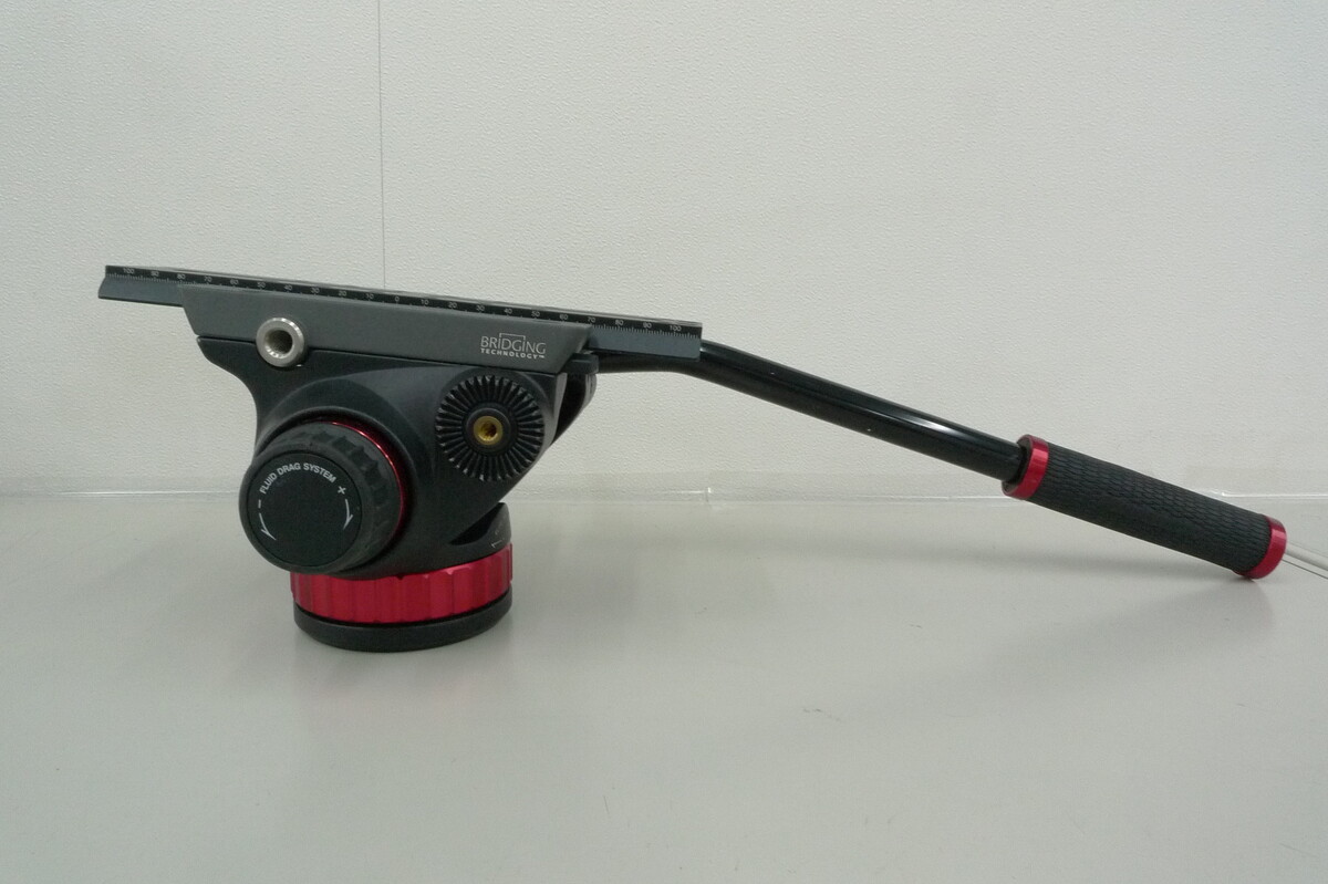 中古】マンフロット MVH502AH プロフルードビデオ雲台 フラットベース