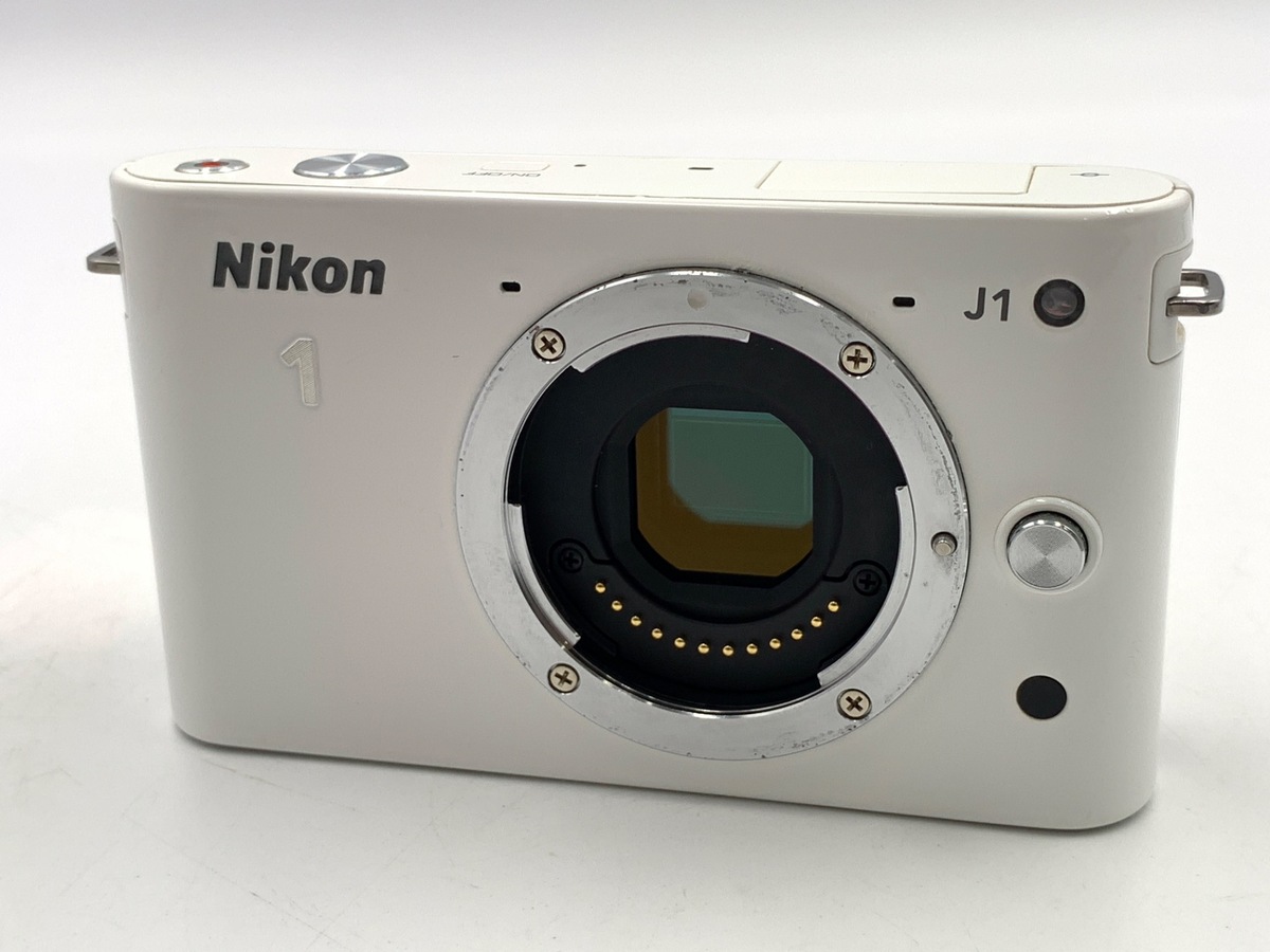 中古：C(やや難あり)】ニコン Nikon 1 J1 ボディ ホワイト | 2447550079847