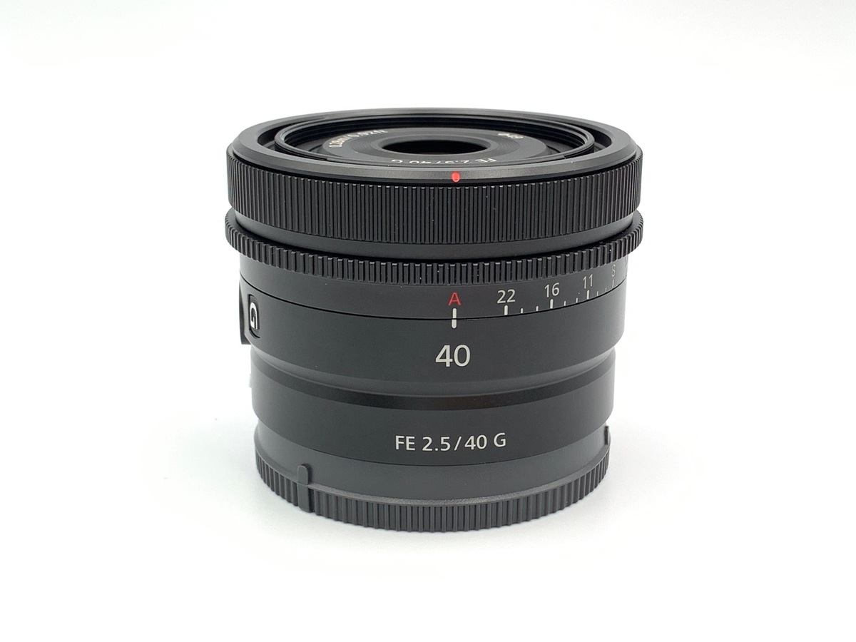 SONY FE 40mm F2.5 G SEL40F25G 美品！ 中古：AB(良品)】ソニー FE 40mm F2.5 G [SEL40F25G] | 2448260007007