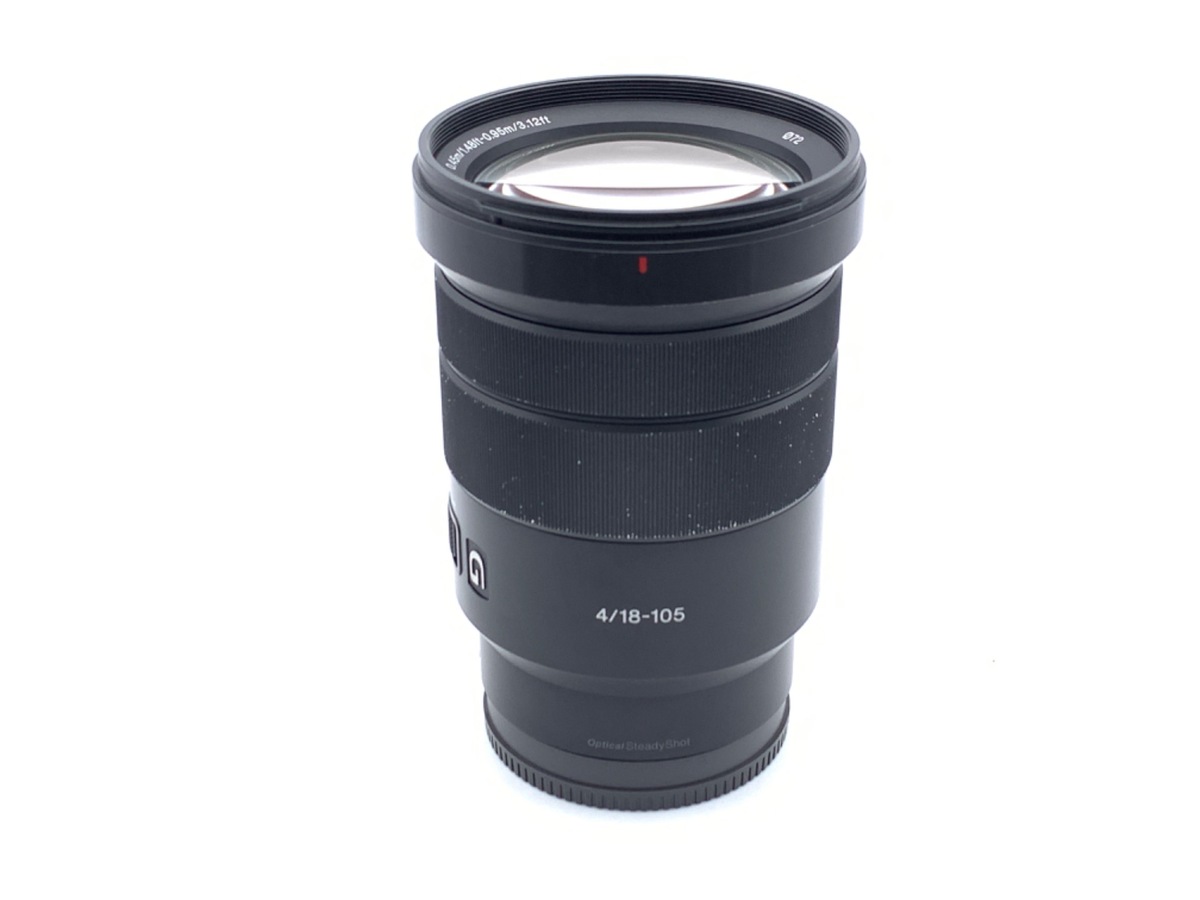 E PZ 18-105mm F4 G OSS 美品 フード・キャップ付き Sony E PZ 18-105mm f/4 G OSS Lens| SELP18105G