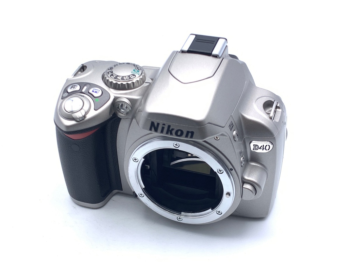 中古：AB(良品)】ニコン D40 シルバーボディ | 2447590079296