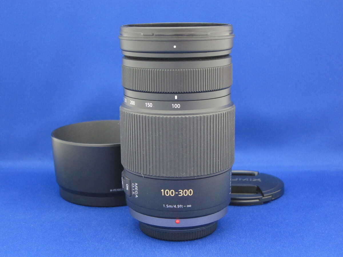 LUMIX G VARIO 100-300mm/F4.0-5.6/MEGA O.I.S. H-FS100300 中古価格