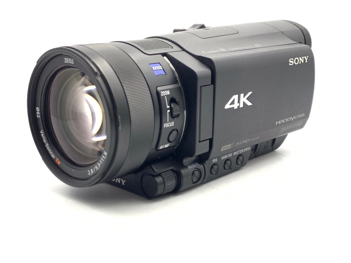 中古：AB(良品)】ソニー デジタル4Kビデオカメラレコーダー FDR-AX100