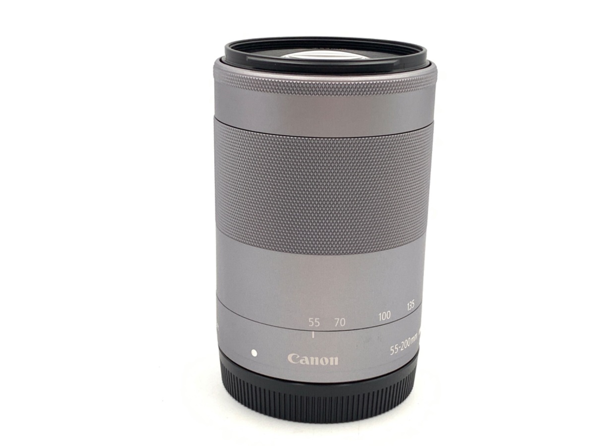 中古：AB(良品)】キヤノン EF-M55-200mm F4.5-6.3 IS STM シルバー