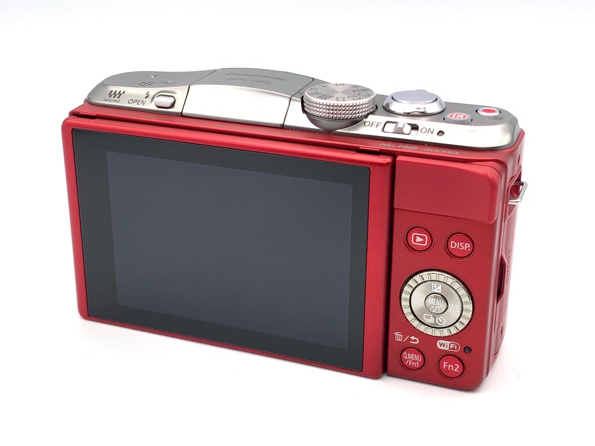 中古】パナソニック LUMIX DMC-GF6-R ボディ レッド｜｜カメラの