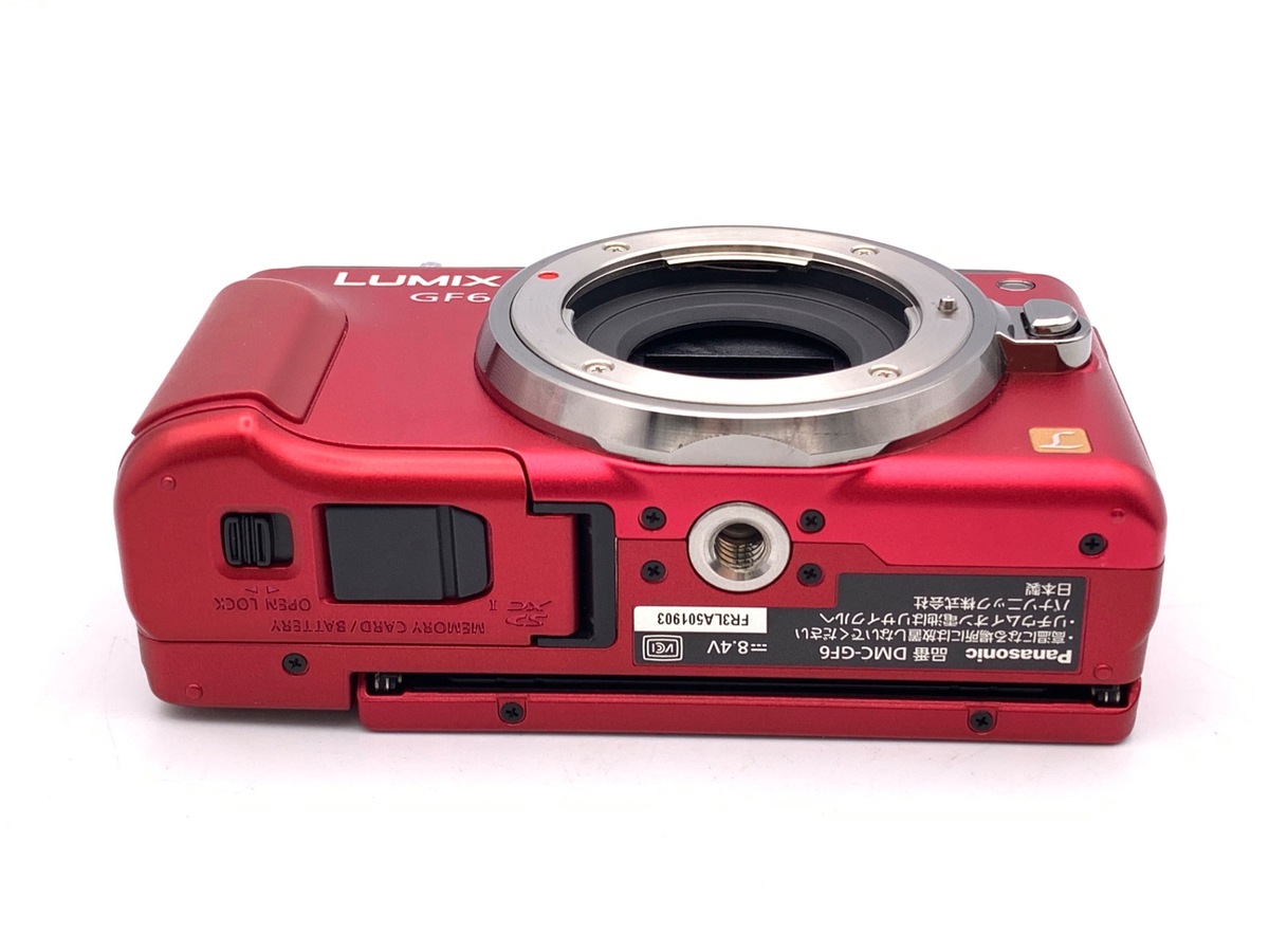 中古】パナソニック LUMIX DMC-GF6-R ボディ レッド｜｜カメラの