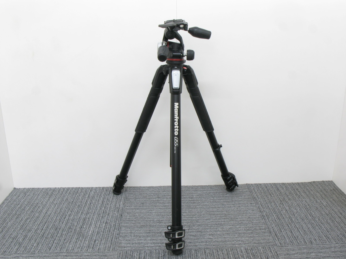 中古：AB(良品)】マンフロット MK055XPRO3-3W 055プロアルミニウム三脚