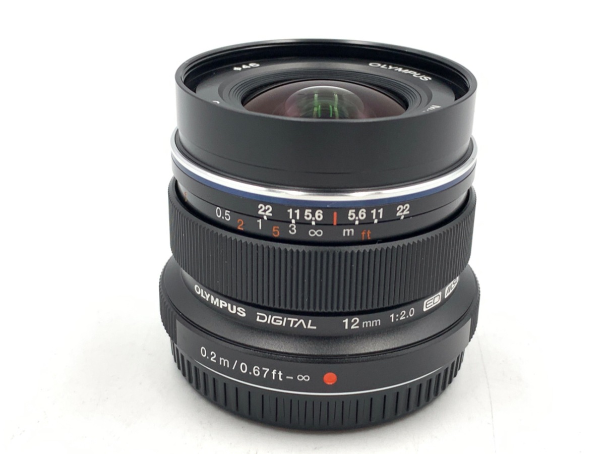 中古：A(美品)】オリンパス M.ZUIKO DIGITAL ED 12mm F2.0 ブラック