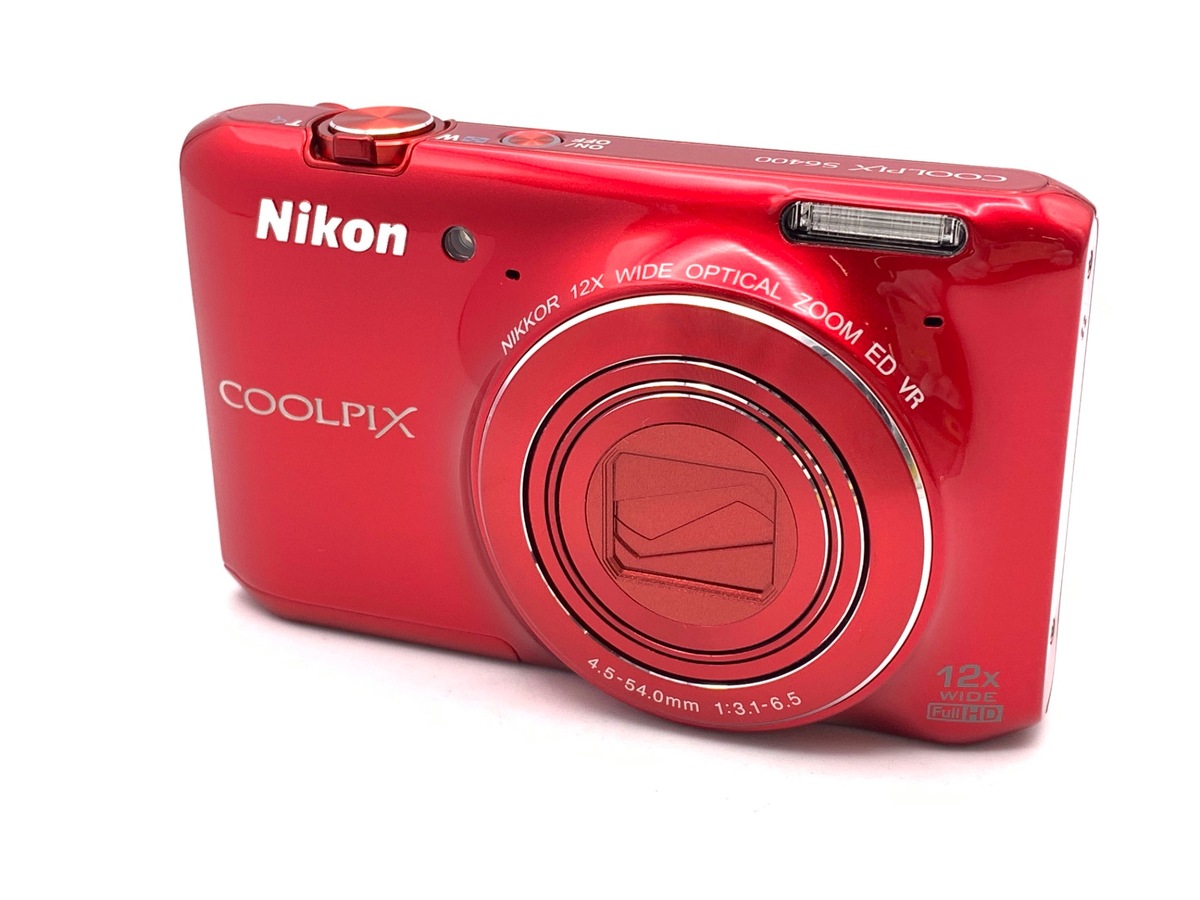 中古：A(美品)】ニコン COOLPIX S6400 RD グロッシーレッド