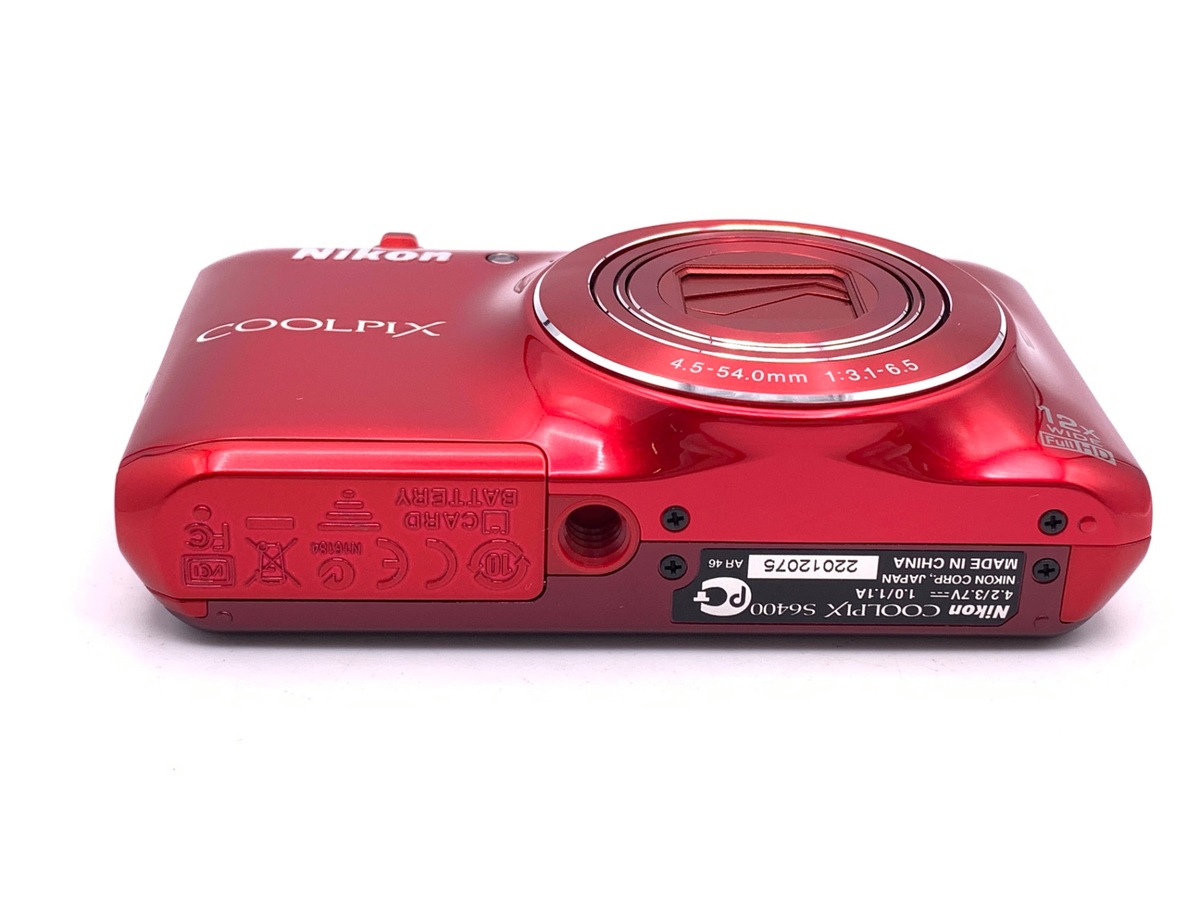 中古：A(美品)】ニコン COOLPIX S6400 RD グロッシーレッド