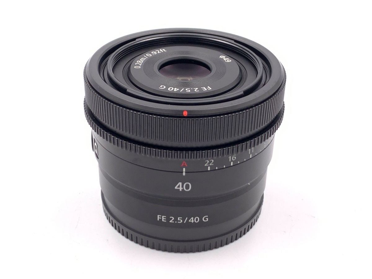 FE 40mm F2.5 G 美品 美品 SONY FE 40mm F2.5 G レンズ ZXⅡレンズフィルター付き