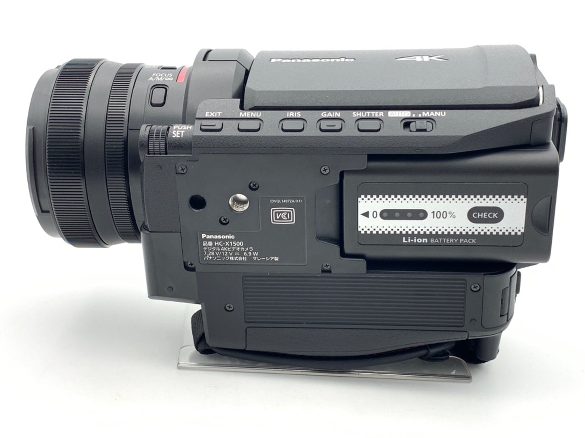 中古】パナソニック デジタル4Kビデオカメラ HC-X1500-K ブラック