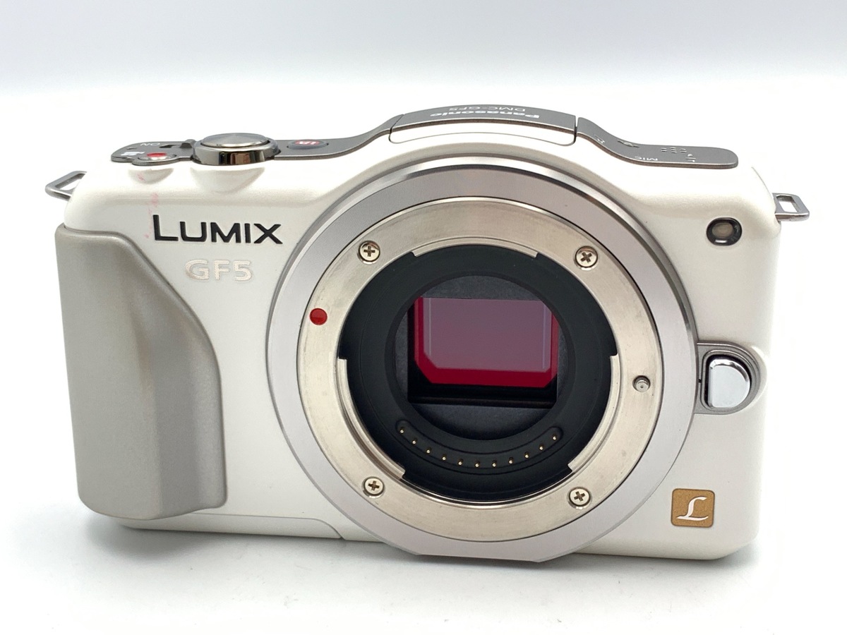 中古：B(並品)】パナソニック LUMIX DMC-GF5-W ボディ シェルホワイト