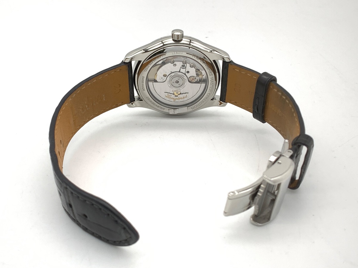 ロンジン マスターコレクション シルバー L2.843.4.73.2 ステンレススティール 創業190周年記念モデル