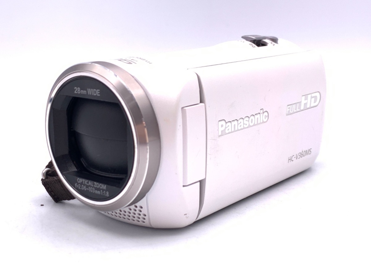 中古：B(並品)】パナソニック HC-V360MS-W ホワイト | 2447770038457