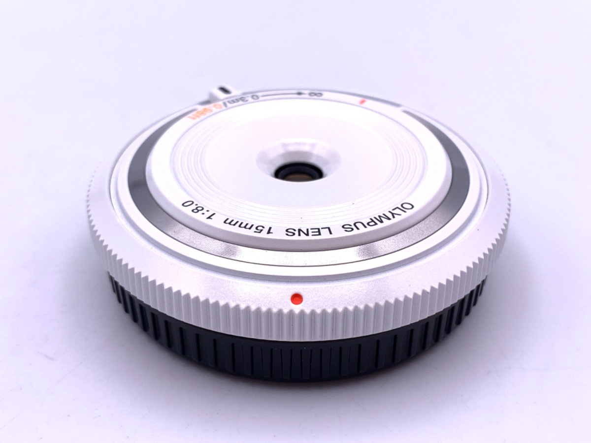 【中古】OLYMPUS オリンパス 15mm f/8 ボディキャップレンズ BCL-1580 ホワイト 元箱付き 中古】オリンパス 15mm F8 ボディキャップレンズ BCL-1580 ホワイト