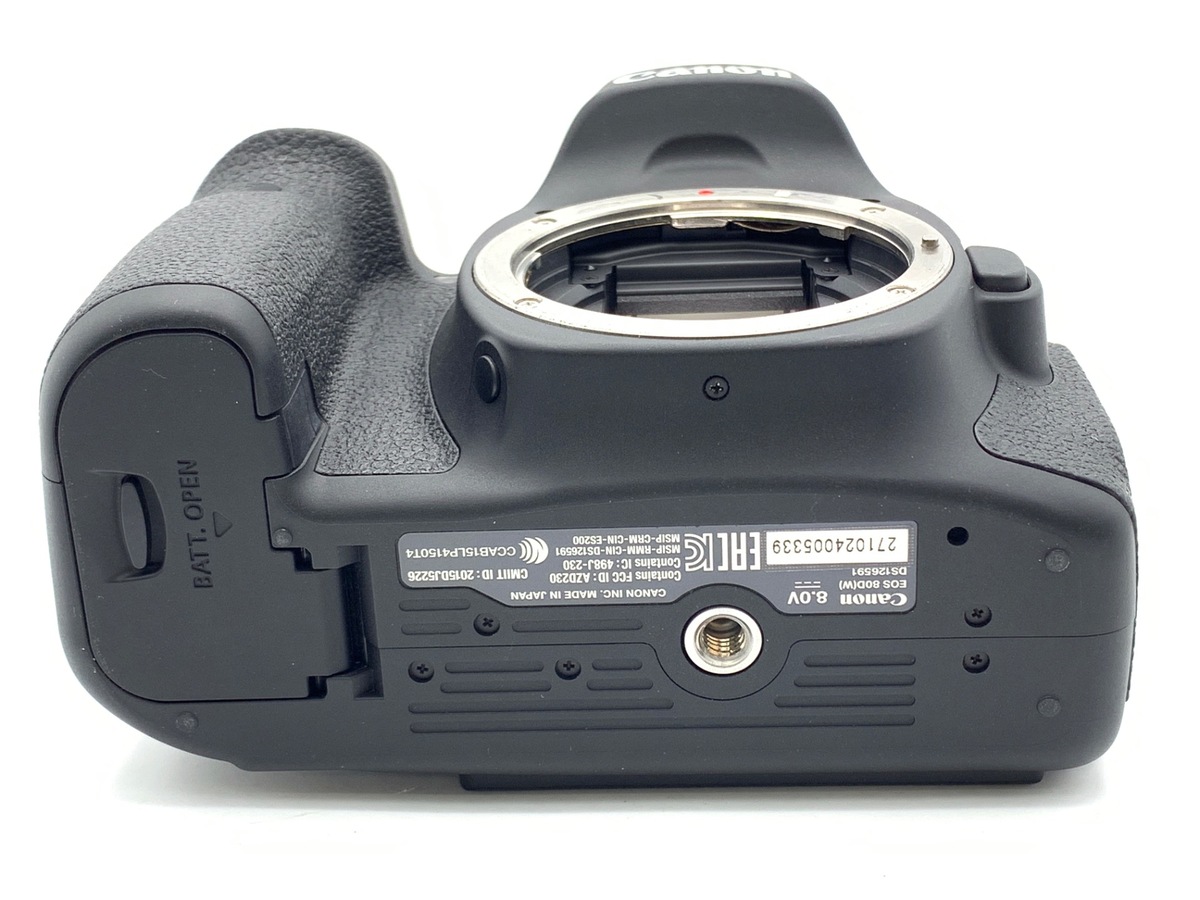 中古】キヤノン EOS 80D ボディ｜｜カメラのキタムラネットショップ