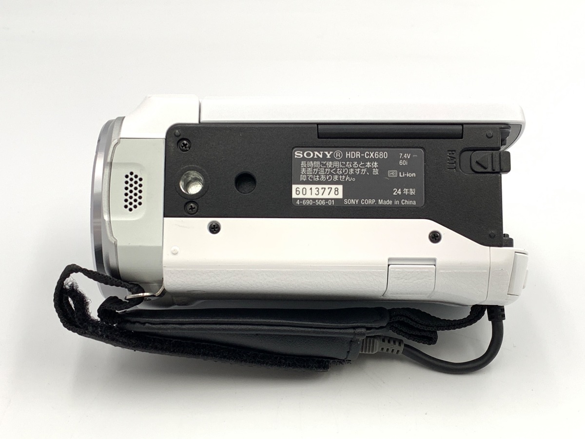 中古】ソニー デジタルHDビデオカメラレコーダー HDR-CX680 W ホワイト