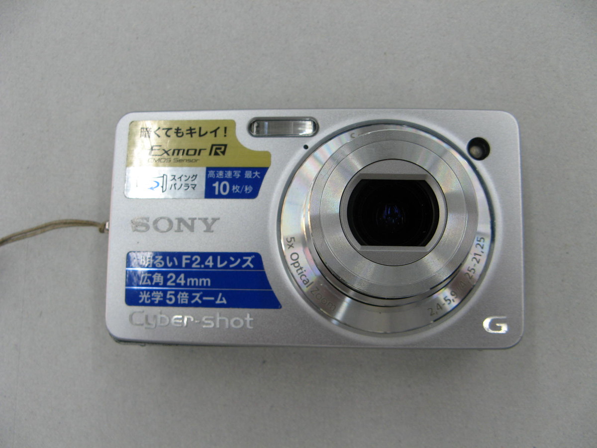 中古：C(やや難あり)】ソニー Cyber-shot DSC-WX1 シルバー