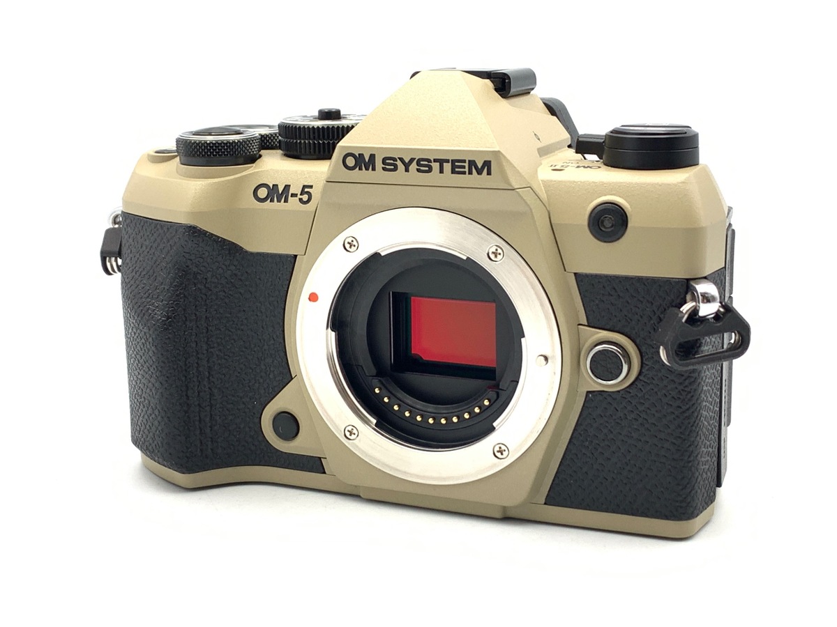 中古：A(美品)】OM SYSTEM OM-5 Mark II ボディ サンドベージュ