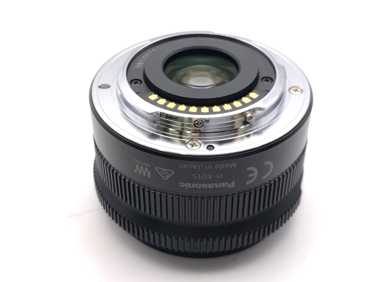 【中古】パナソニック LEICA DG SUMMILUX 15mm/F1.7 ASPH. [H-X015] ブラック