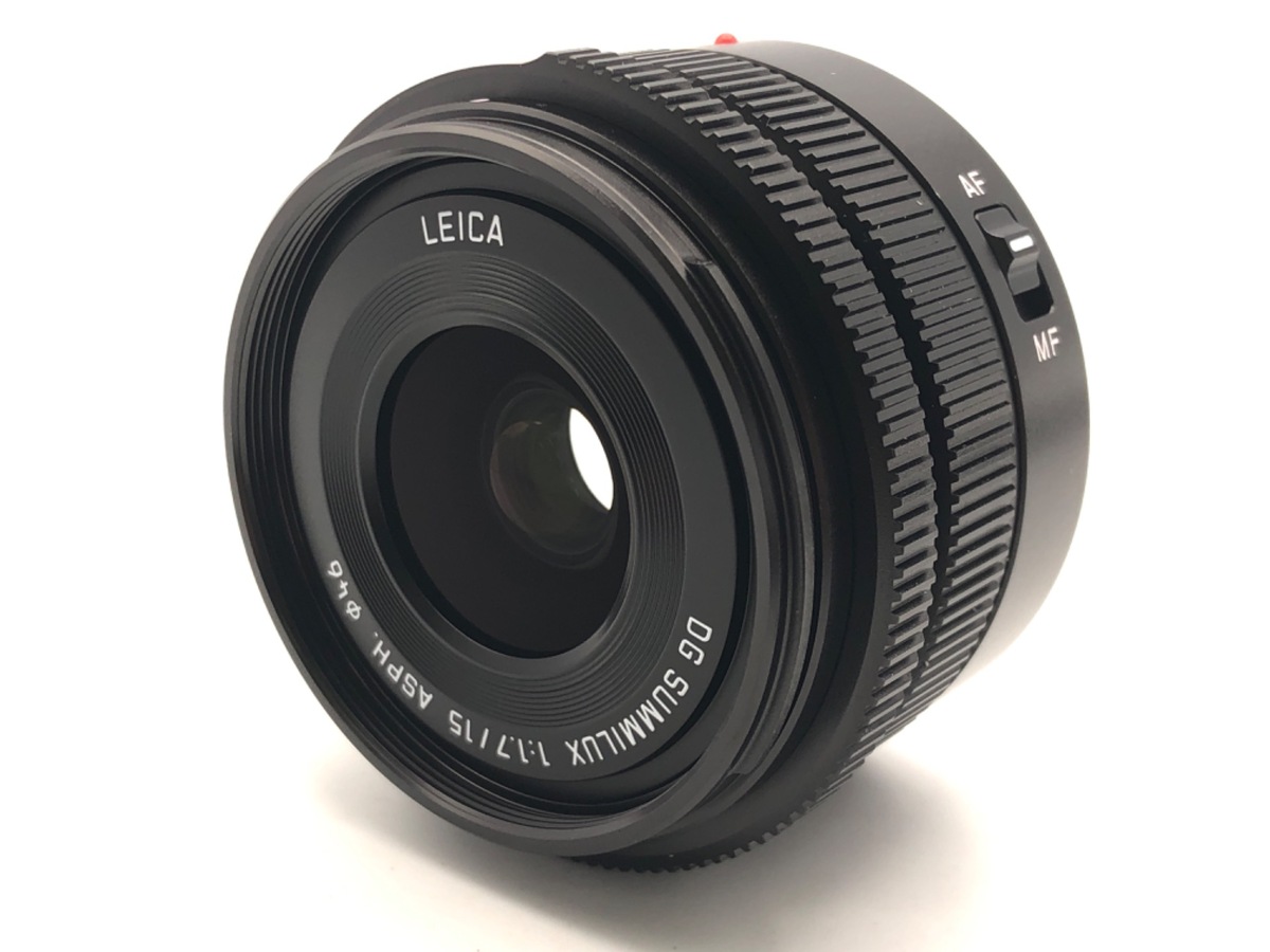 【中古】パナソニック LEICA DG SUMMILUX 15mm/F1.7 ASPH. [H-X015] ブラック