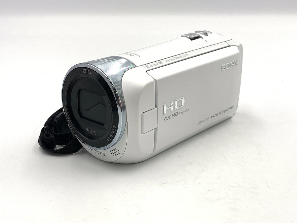 【返金保証付 】SONY（ソニー） HDR-CX470 ビデオカメラ 中古 中古】ソニー デジタルHDビデオカメラレコーダー HDR-CX470 W ホワイト