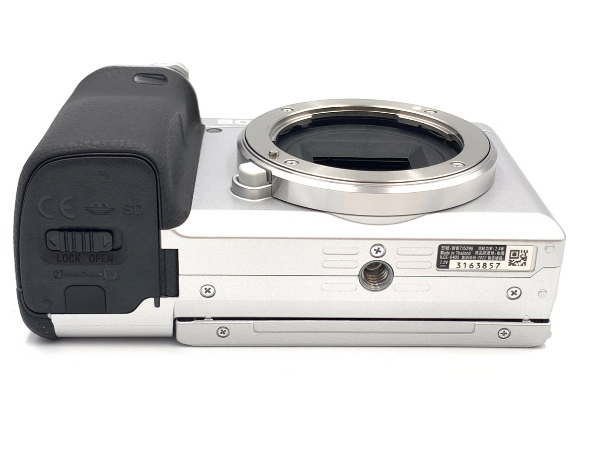 α6400 ボディ シルバー ILCE-6400【2420万画素】