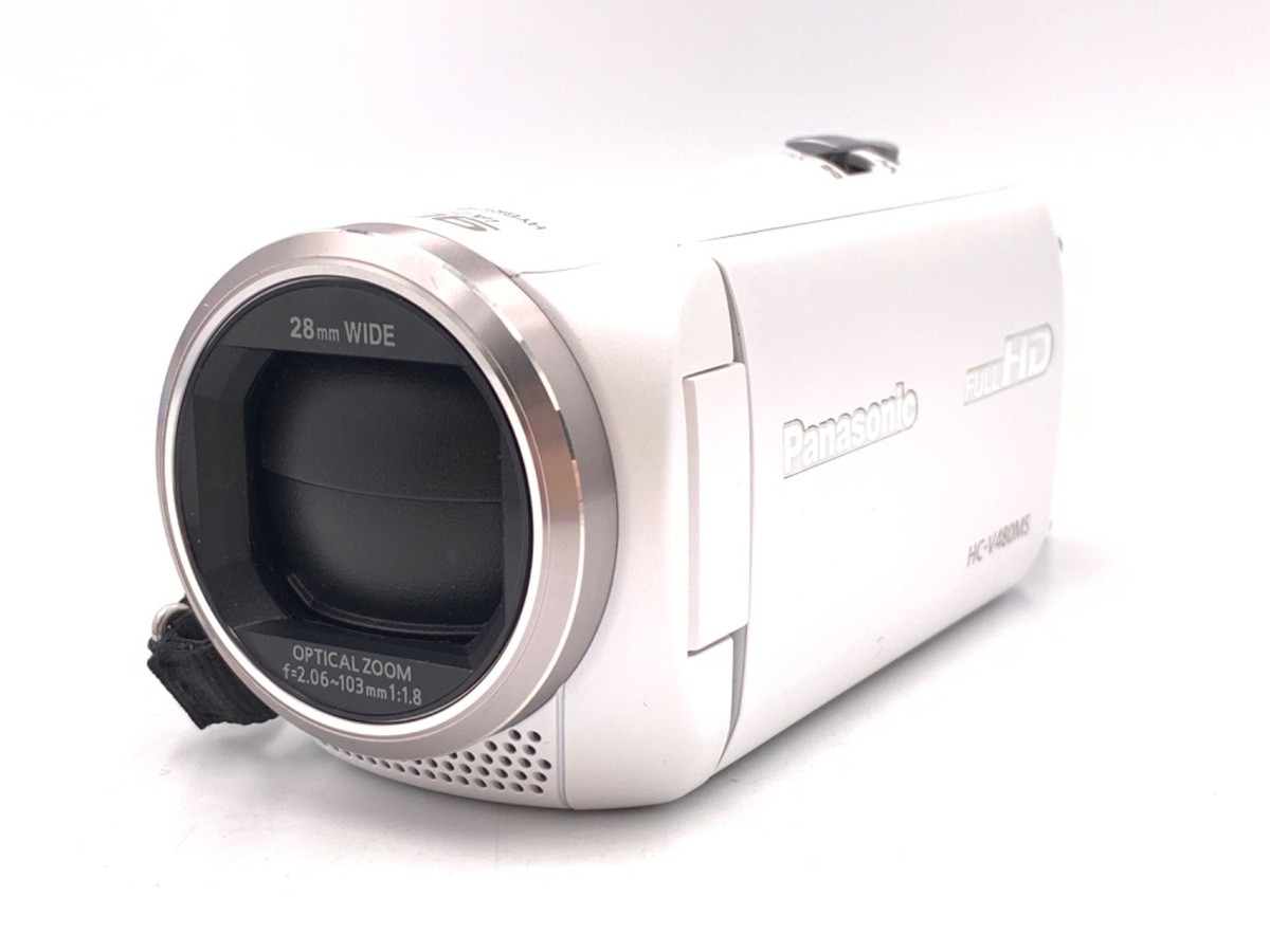 中古：AB(良品)】パナソニック HC-V480MS-W ホワイト | 2447860060122