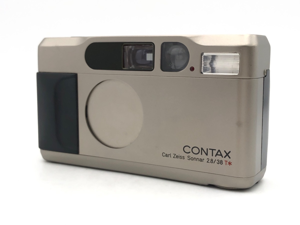 【ジャンク】コンタックス Contax T2 チタンクローム フィルムカメラ 中古：B(並品)】コンタックス（CONTAX） コンタックス T2 チタン