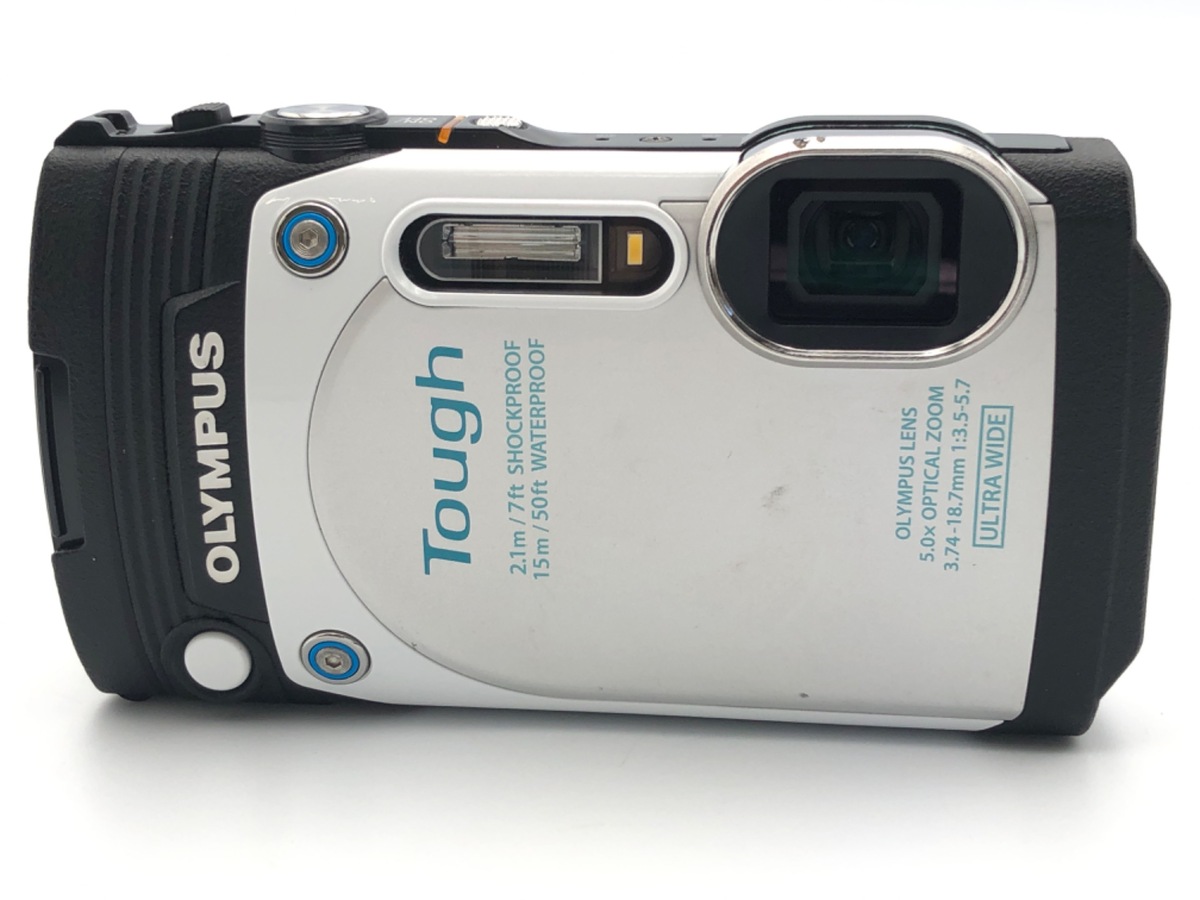 【中古】オリンパス STYLUS TG-870 Tough WHT ホワイト