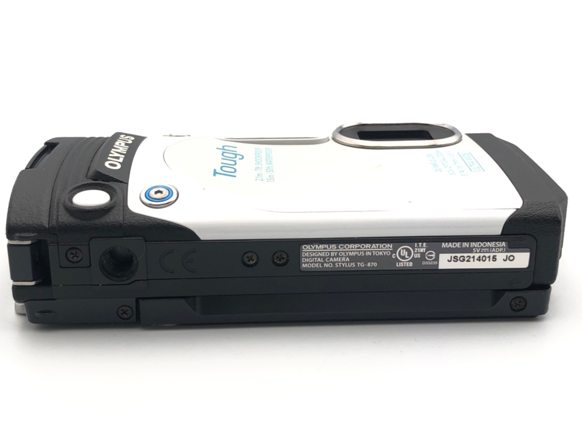 【中古】オリンパス STYLUS TG-870 Tough WHT ホワイト