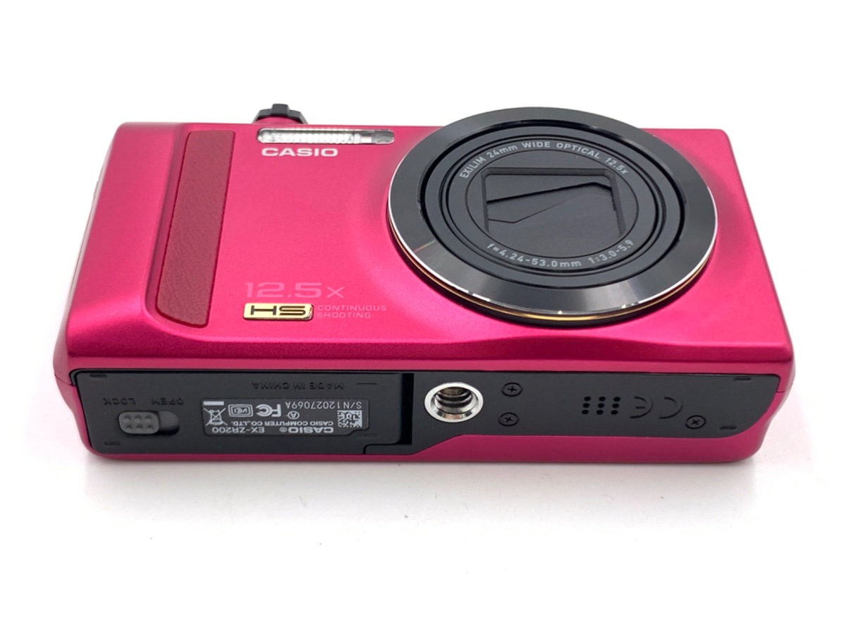 動作確認済み】CASIO EXILIM EX-ZR200 ピンク 動作確認済み】CASIO