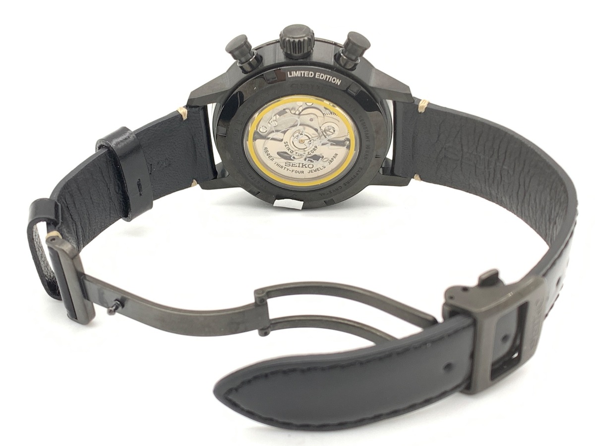 セイコー プロスペックス スピードタイマー ブラック SBEC013/8R46-00E0 ステンレススティール 山縣亮太モデル 100本限定