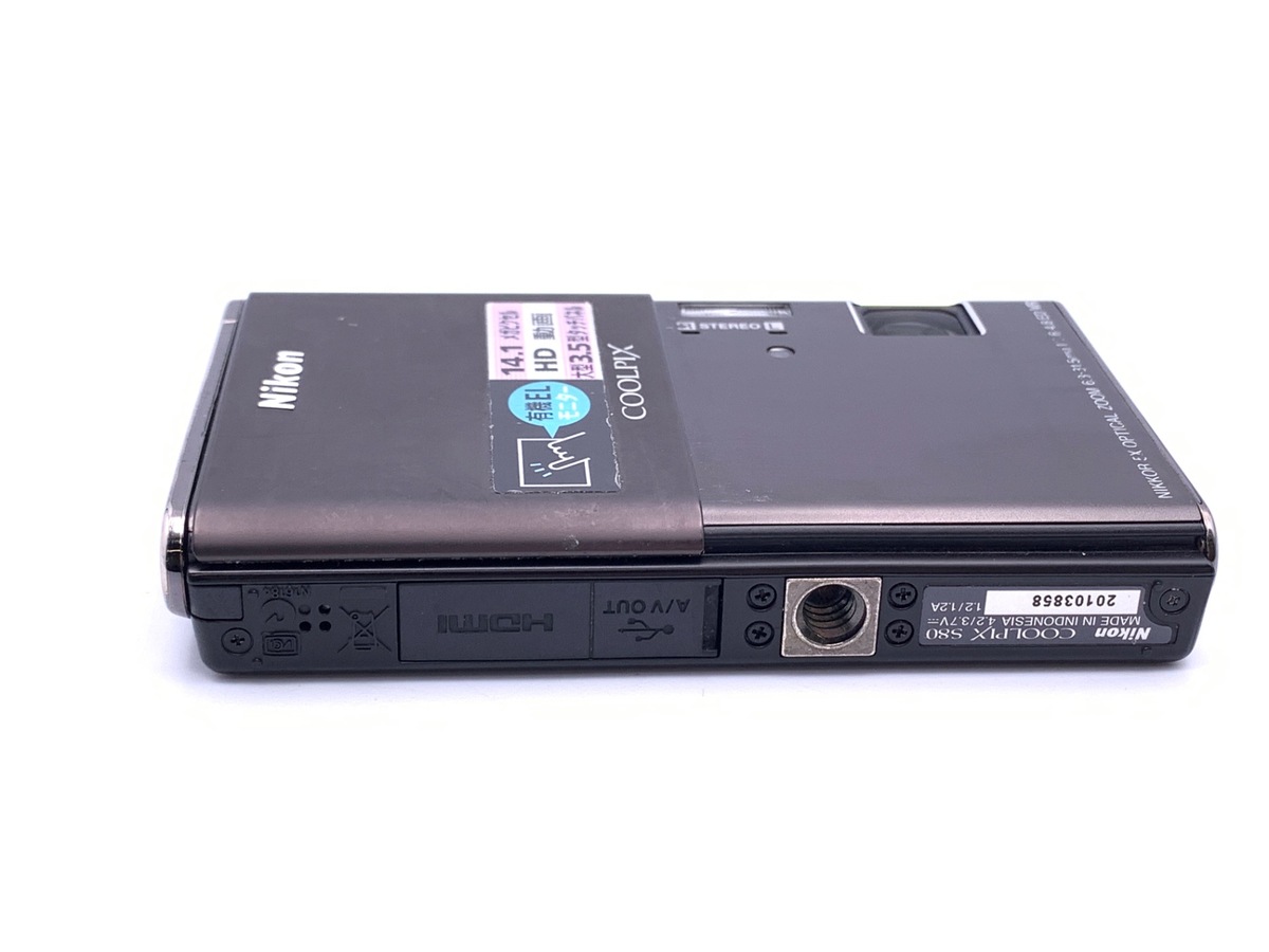 中古：B(並品)】ニコン COOLPIX S80 プラウドブラック | 2447890028512