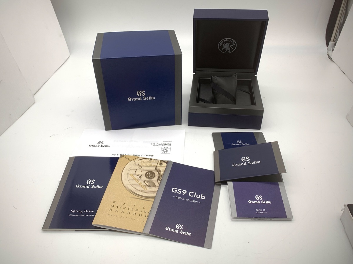 グランドセイコー スプリングドライブ シルバー SBGA299/9R65-0BM0 ステンレススティール