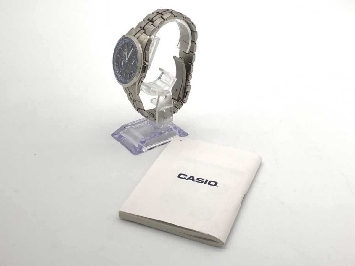 カシオ オシアナス マンタ ブラック OCW-S2400-1AJF チタン