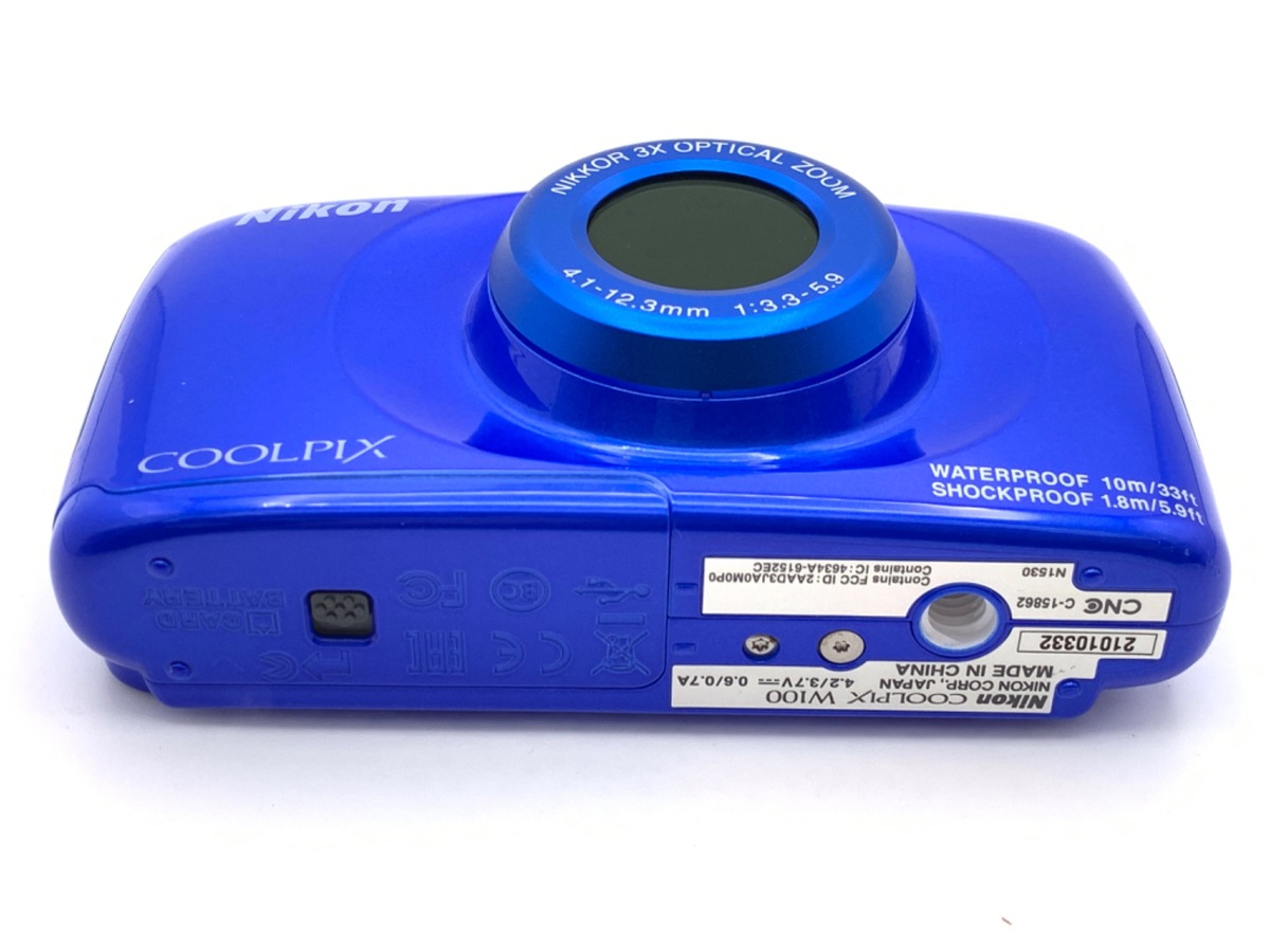 Nikon COOLPIX W100 ブルー 青　美品 Amazon.com : Nikon COOLPIX W100 (Blue) : Electronics