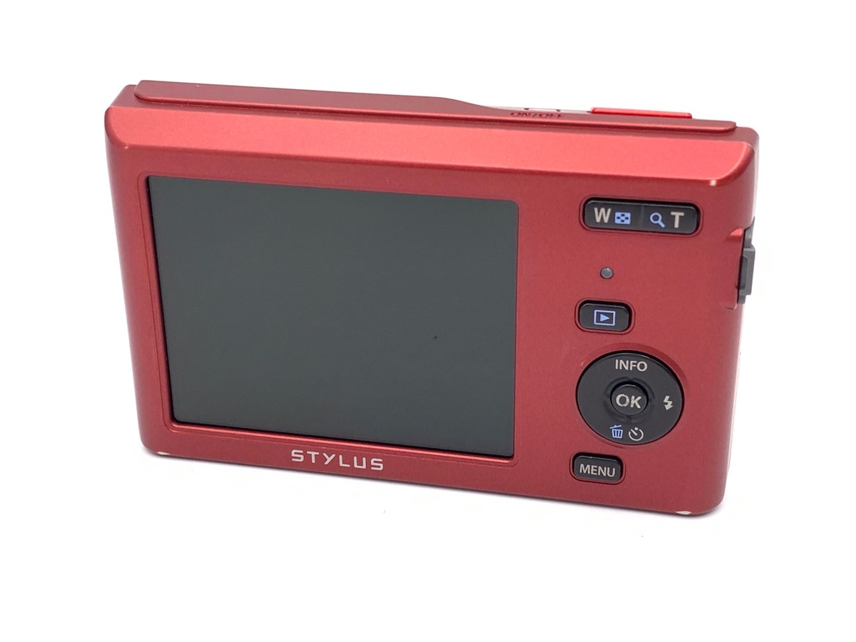 中古：C(やや難あり)】オリンパス STYLUS VG-180 (レッド)【1600万画素
