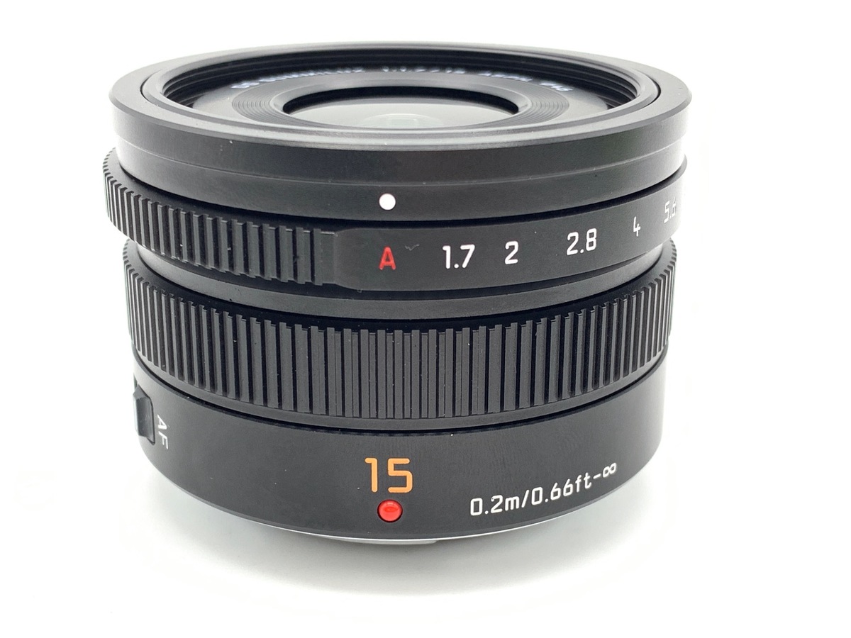 【中古美品】LEICA DG SUMMILUX 15mm F1.7 LEICA DG SUMMILUX 15mm/F1.7 ASPH. H-X015-K [ブラック] 中古価格比較