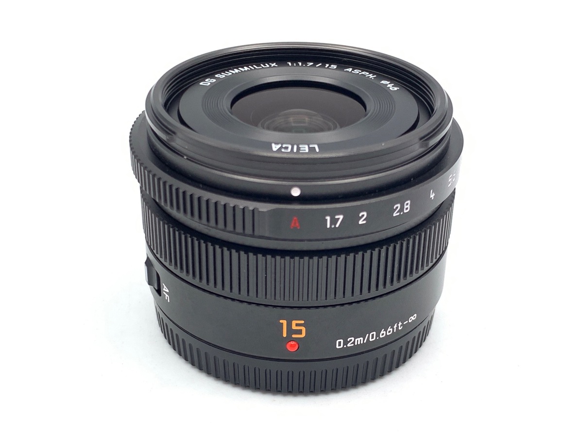 LEICA DG SUMMILUX 15mm/F1.7 ASPH. H-X015-K [ブラック] 中古価格比較