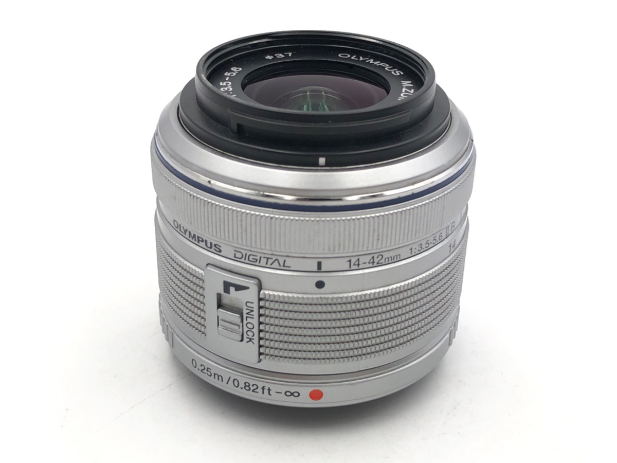 中古】オリンパス M.ZUIKO DIGITAL 14-42mm F3.5-5.6 II R シルバー