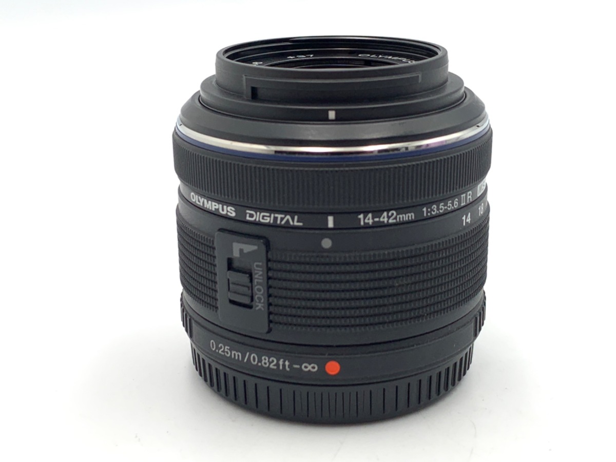 中古】オリンパス M.ZUIKO DIGITAL 14-42mm F3.5-5.6 II R ブラック