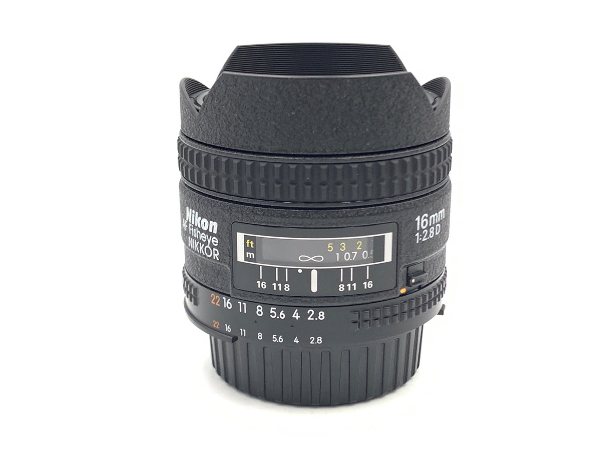 ほぼ未使用 ニコン AＦ 16mm f2.8D Nikon (ニコン) レンズ AF FISHEYE NIKKOR 16mm f2.8d｜トレファクONLINE