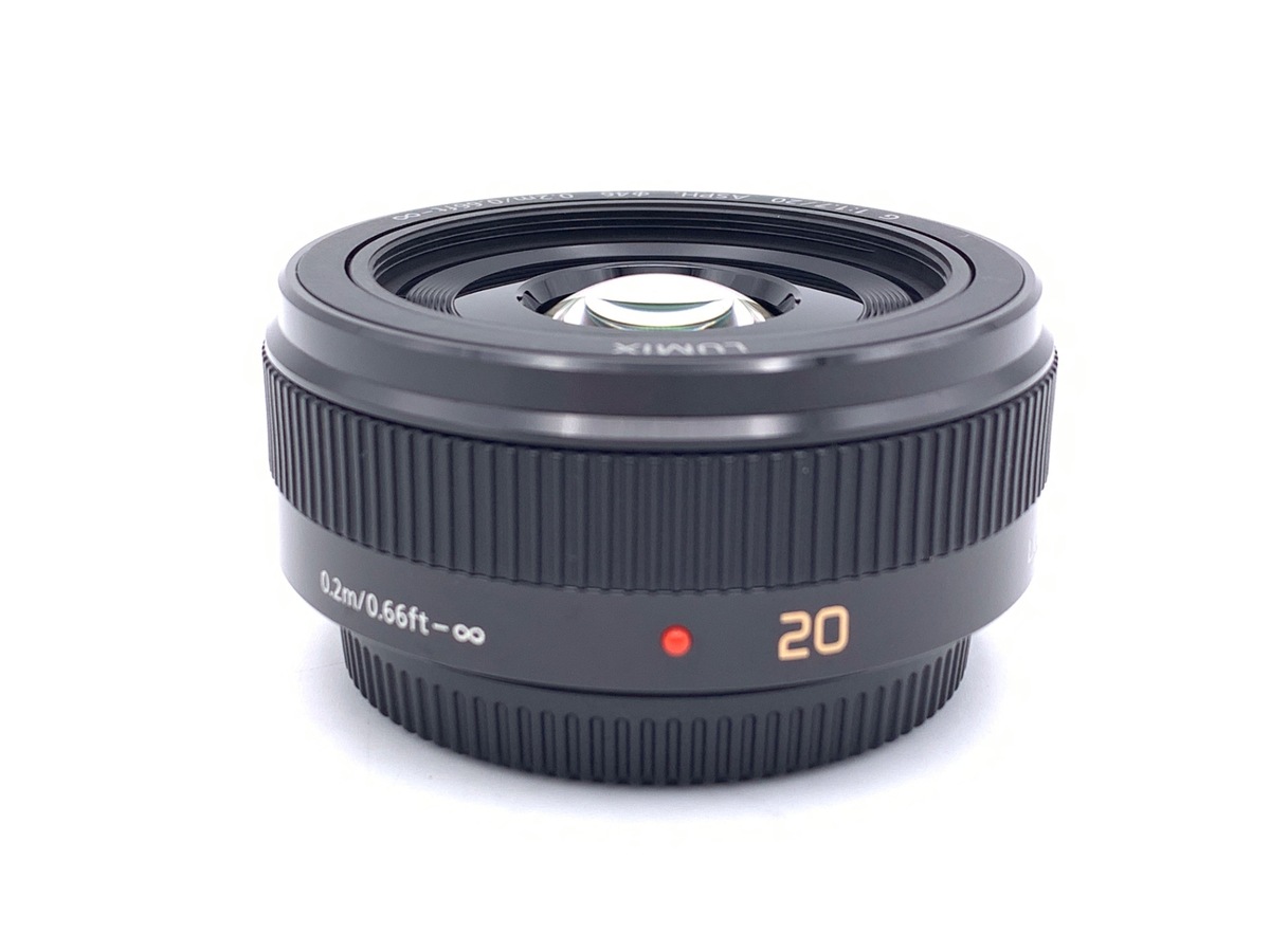 中古】パナソニック LUMIX G 20mm F1.7 II ASPH. [H-H020A] ブラック