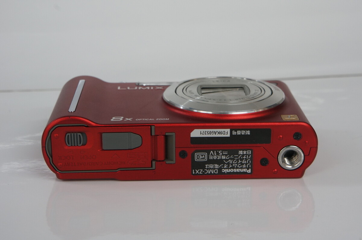 パナソニック デジタルカメラ LUMIX (ルミックス) ZX1 レッド