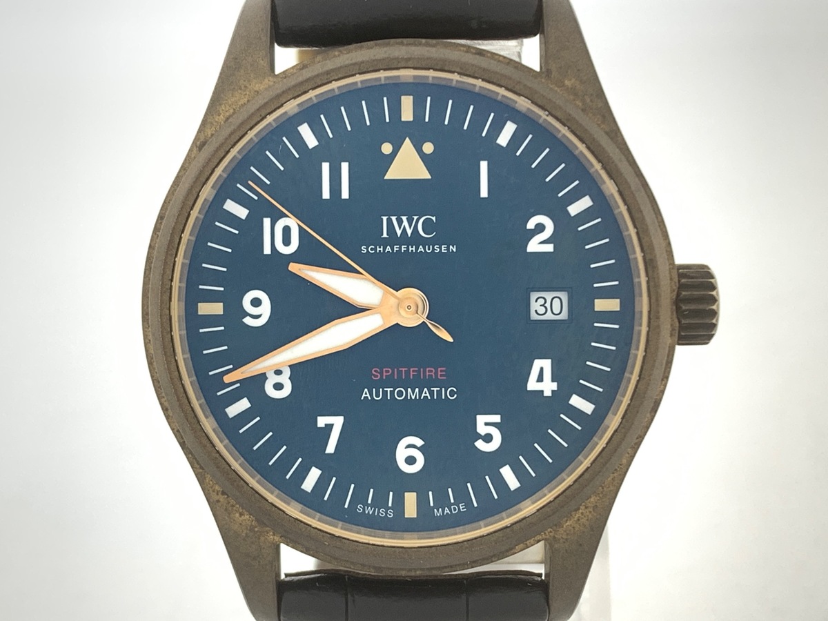 IWC パイロットウォッチ スピットファイア グリーン IW326802 ブロンズ