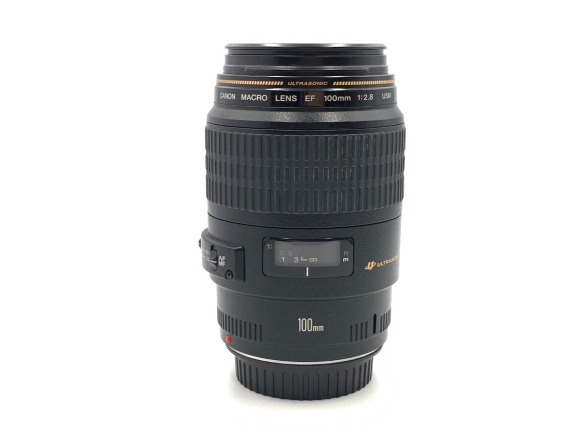 【美品】Canon EF100mm F2.8マクロ 新品)Canon (キヤノン) EF100mm F2.8Lマクロ IS USM（商品ID