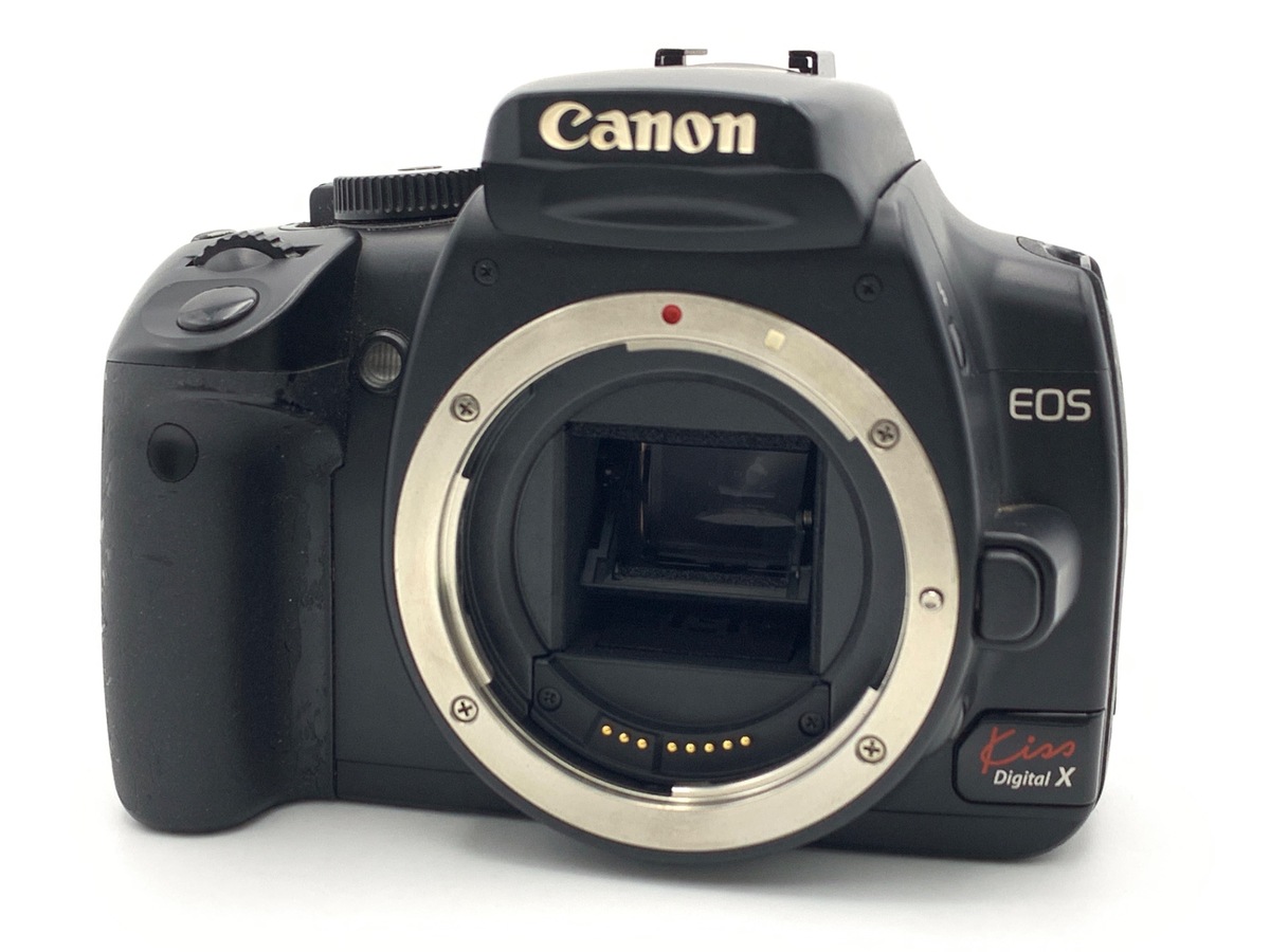 Canon デジタル一眼レフ EOS Kiss X レンズ2本　レンズ難あり 中古：C(やや難あり)】キヤノン EOS Kiss Digital X ボディ ブラック