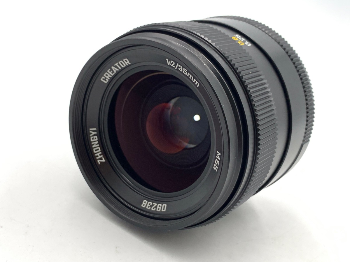中古：A(美品)】中一光学 CREATOR 35mm F2 ニコンF用 ブラック